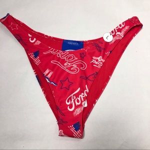 Red Bikini Bottom Ford x Forever 21